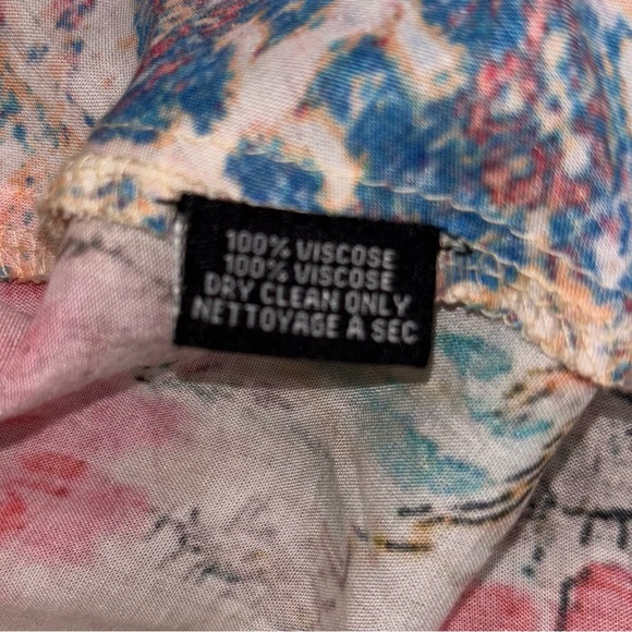 Feathers By Tolani Floral Print Kimono Colorful Boho Beach Women’s One Size - Picture 6 of 8